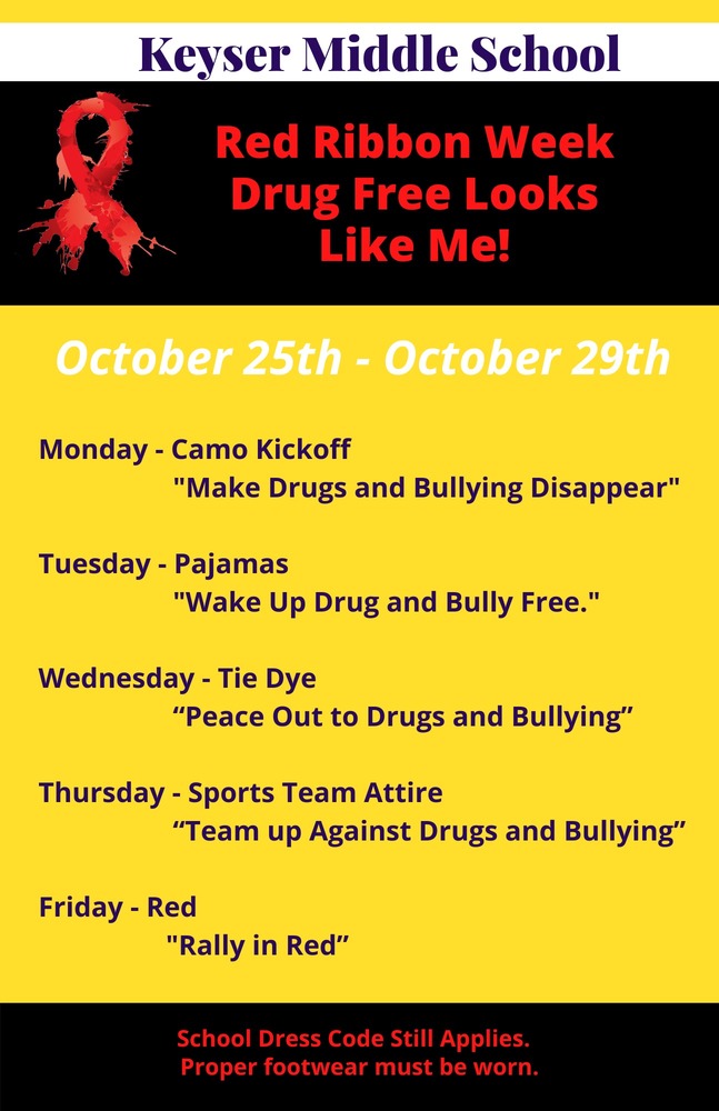 Red Ribbon Dress Up Days